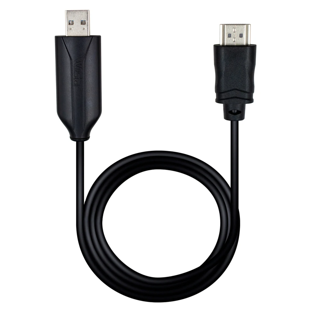USB3.0 Converter Adapter Mirror & Extend Mode For PC 1080P@60Hz Male To Male External Graphics Video Cable 1.5 m
USB3.0 Converter Adapter Mirror & Extend Mode For PC 1080P@60Hz Male To Male External Graphics Video Cable 1.5 m