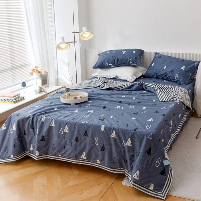 Cotton summer quilt air conditioner Xia Liang quilt pure cotton bed sheet4-piece set dormitory single summer thin quilt washable
Cotton summer quilt air conditioner Xia Liang quilt pure cotton bed sheet4-piece set dormitory single summer thin quilt washable