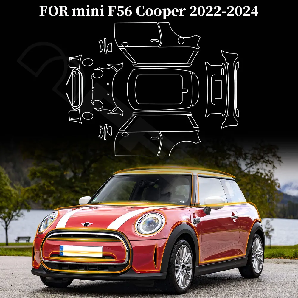 PFCC Paint Protection Film for Mini F56 Cooper S 2-doors 2022 2023 2024 Clear Kit 8.5mil Body Sticker Pre Cut PPF TPU Pre Cut
PFCC Paint Protection Film for Mini F56 Cooper S 2-doors 2022 2023 2024 Clear Kit 8.5mil Body Sticker Pre Cut PPF TPU Pre Cut