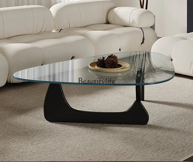 Tempered Glass Solid Wood Triangle Tea Table Ancient Furniture Shaped Tea Table
Tempered Glass Solid Wood Triangle Tea Table Ancient Furniture Shaped Tea Table