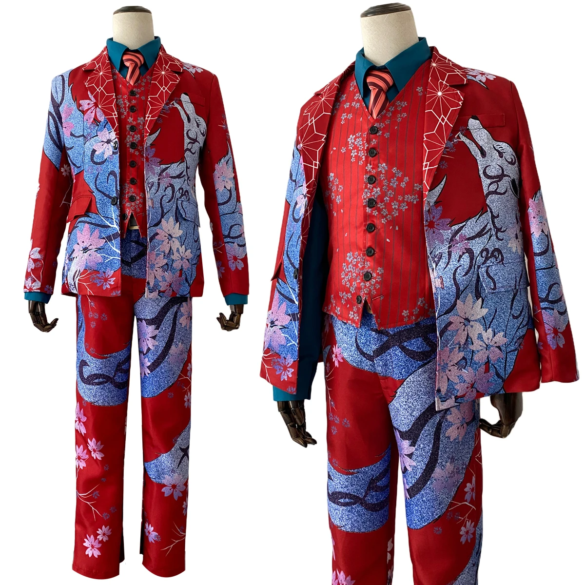 HOLOUN Tokyo Anime Cosplay Costume Exhibition Suit Hajime Kokonoi Uniform Red Fox 6pcs Set Halloween Christmas Gift
HOLOUN Tokyo Anime Cosplay Costume Exhibition Suit Hajime Kokonoi Uniform Red Fox 6pcs Set Halloween Christmas Gift