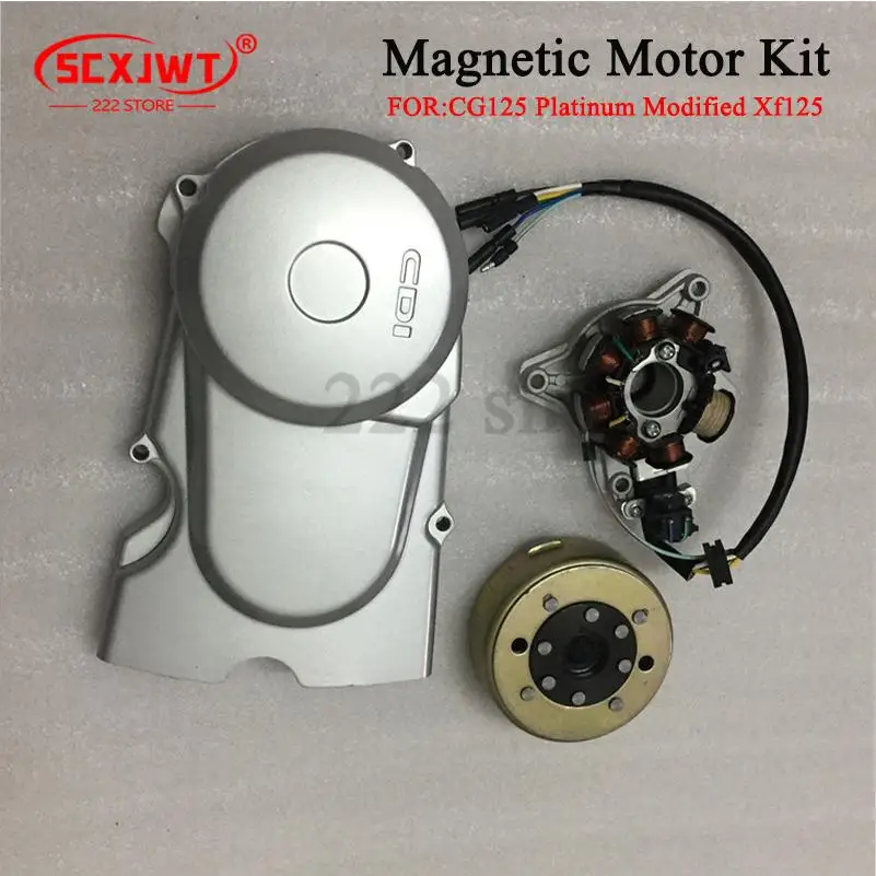 Motorcycle CG125 magneto coil CDI cover Coil Rotor Magnetic Steel Magneto for Honda 125cc CG 125 engine cover spare parts
Motorcycle CG125 magneto coil CDI cover Coil Rotor Magnetic Steel Magneto for Honda 125cc CG 125 engine cover spare parts