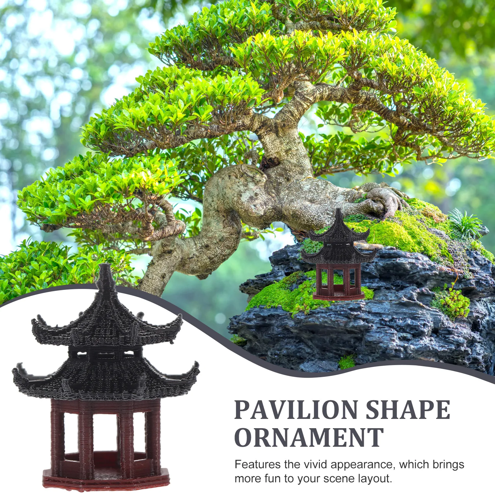 Mini Plastic Pavilion Statue Aquarium Bonsai Decoration Fish Tank Landscape Simulated Temple Garden Decorations
Mini Plastic Pavilion Statue Aquarium Bonsai Decoration Fish Tank Landscape Simulated Temple Garden Decorations