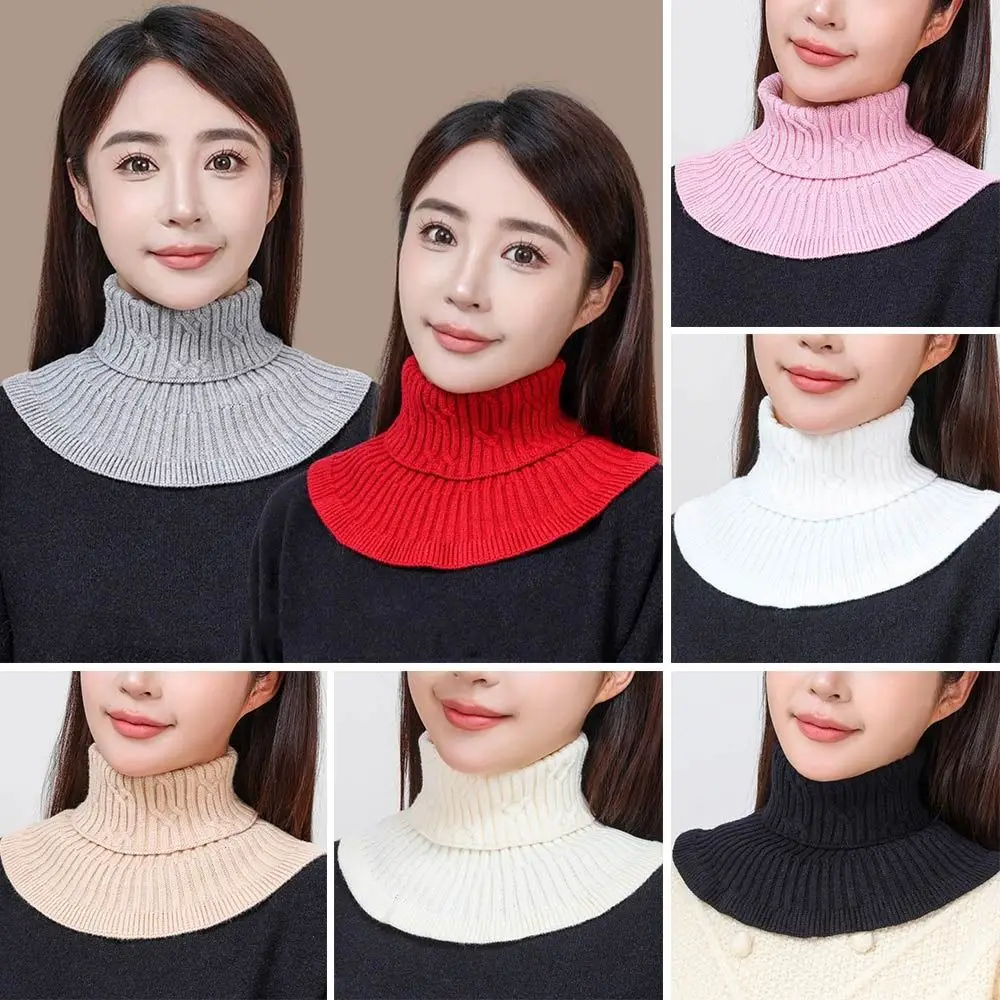 Fashion Warm Knitted Fake Collar Windproof Detachable Neck Warmer With Wooden Ears Winter Turtleneck for Men Women
Fashion Warm Knitted Fake Collar Windproof Detachable Neck Warmer With Wooden Ears Winter Turtleneck for Men Women