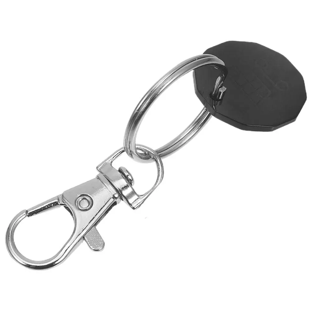 Shopping Cart Pendants Key Ring Black Steel Token Holder Circular Tag Supermarket Cart Label Keychain Metal Alloy
Shopping Cart Pendants Key Ring Black Steel Token Holder Circular Tag Supermarket Cart Label Keychain Metal Alloy