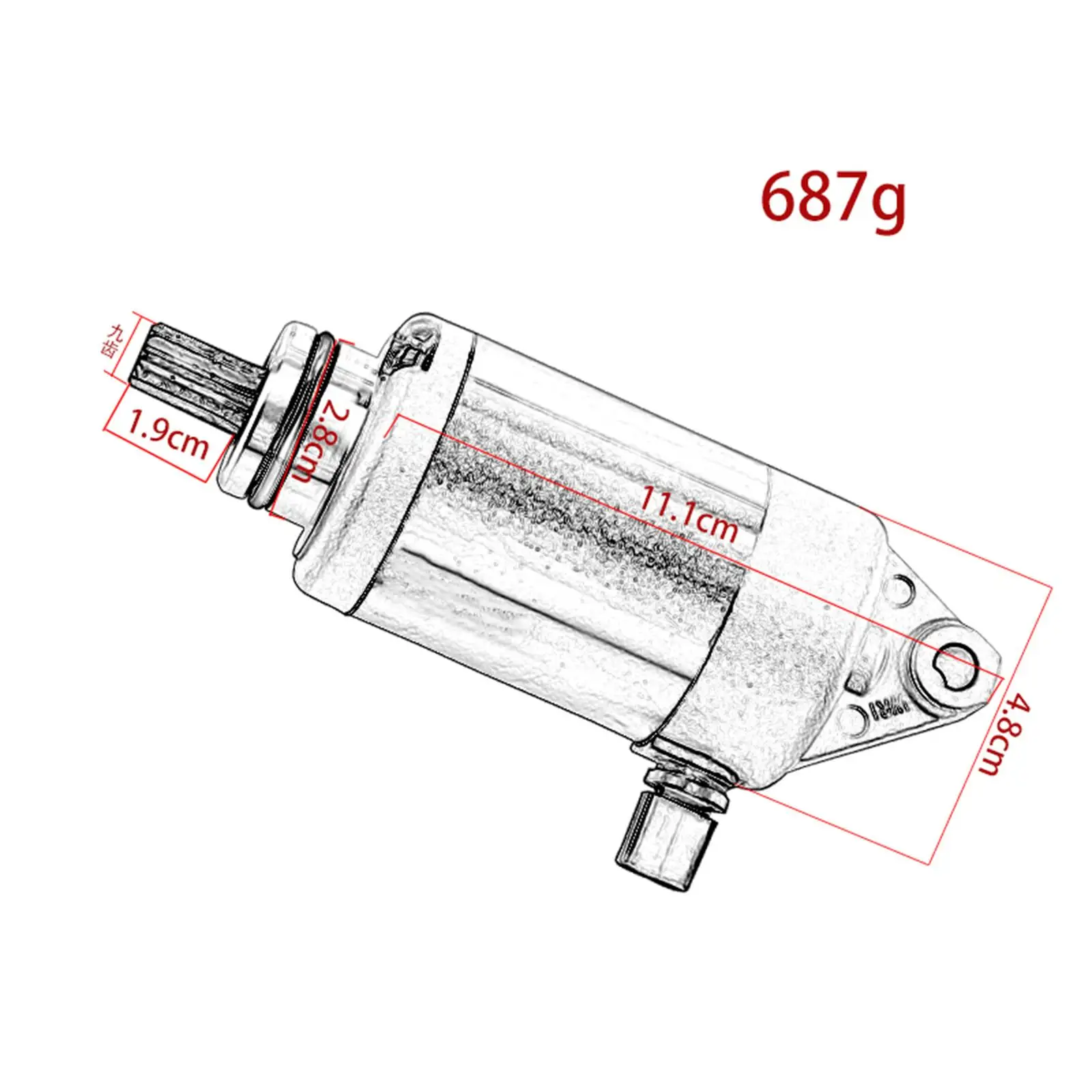 Motorcycle Starter Motor 2GB-81890-00 Accessories for Yamaha Yz250FX
Motorcycle Starter Motor 2GB-81890-00 Accessories for Yamaha Yz250FX