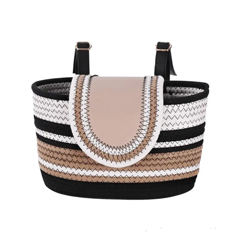 A89E-Bike Basket Front Woven Bicycle Baskets For Adult Bikes Rustic Detachable Handlebar Basket With Lid, Adjustable Straps
A89E-Bike Basket Front Woven Bicycle Baskets For Adult Bikes Rustic Detachable Handlebar Basket With Lid, Adjustable Straps