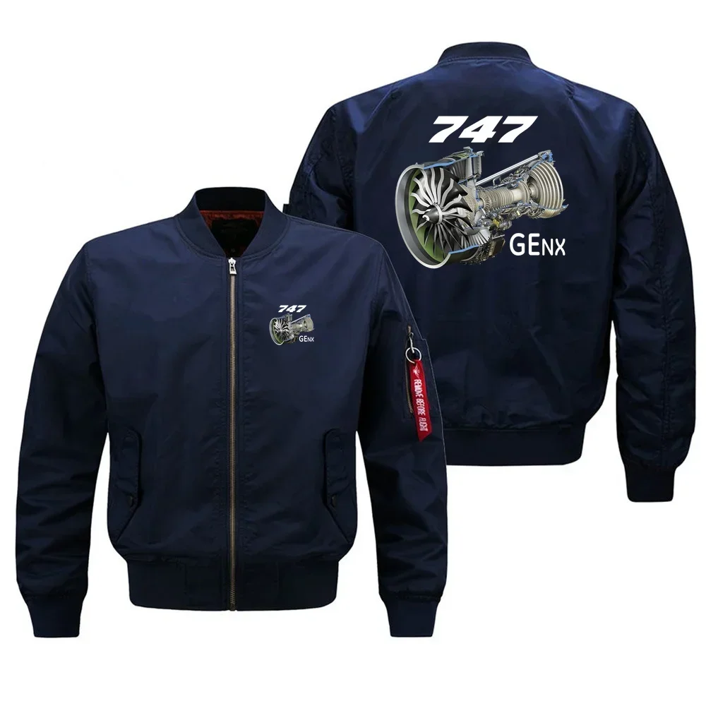 747 GENX Engine Military Outdoor Flight Aviation Pilots Men Ma1 Bomber Jacket Baseball Coats
747 GENX Engine Military Outdoor Flight Aviation Pilots Men Ma1 Bomber Jacket Baseball Coats