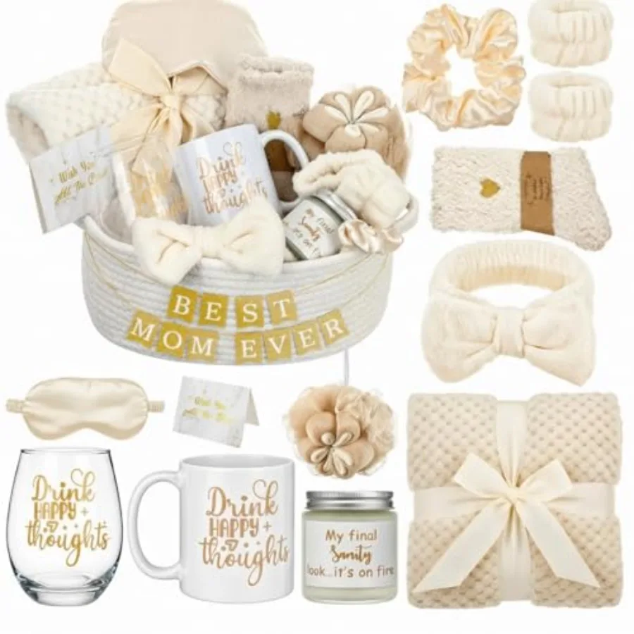 Mother's Day Gift Basket Set for Women Best Mom Graduation Teacher Appreciation Birthday Gifts Relaxing Spa Thinking of You Gif
Mother's Day Gift Basket Set for Women Best Mom Graduation Teacher Appreciation Birthday Gifts Relaxing Spa Thinking of You Gif