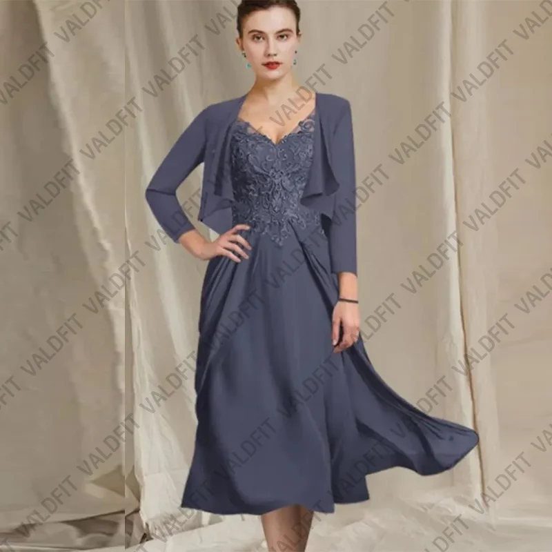Customized Knee Length Chiffon Mother of the Bride Dresses with Jacket vestido madre del novio largo y elegante
Customized Knee Length Chiffon Mother of the Bride Dresses with Jacket vestido madre del novio largo y elegante
