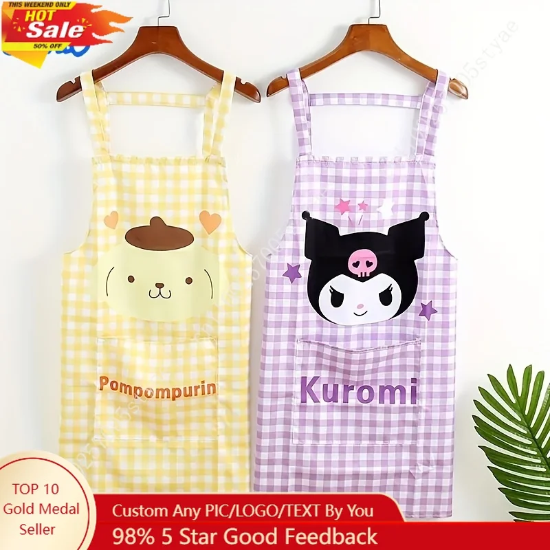 Sanrio Cartoon Print Oil and High Quality Apron Breathable Work Clothes Waist Apron Restaurant Waiter's Work Clothes
Sanrio Cartoon Print Oil and High Quality Apron Breathable Work Clothes Waist Apron Restaurant Waiter's Work Clothes