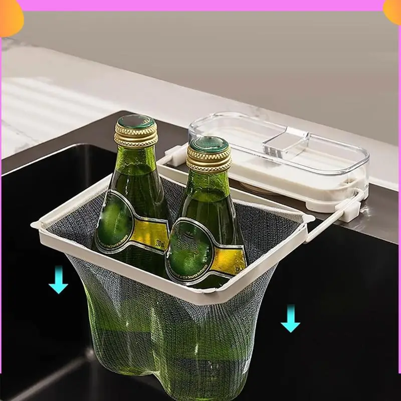 A23P Suction Sink Filter Screen Trough Drainage Screen Basket With 50 Mesh Bags Detachable Kitchen Sink Filter Rack
A23P Suction Sink Filter Screen Trough Drainage Screen Basket With 50 Mesh Bags Detachable Kitchen Sink Filter Rack