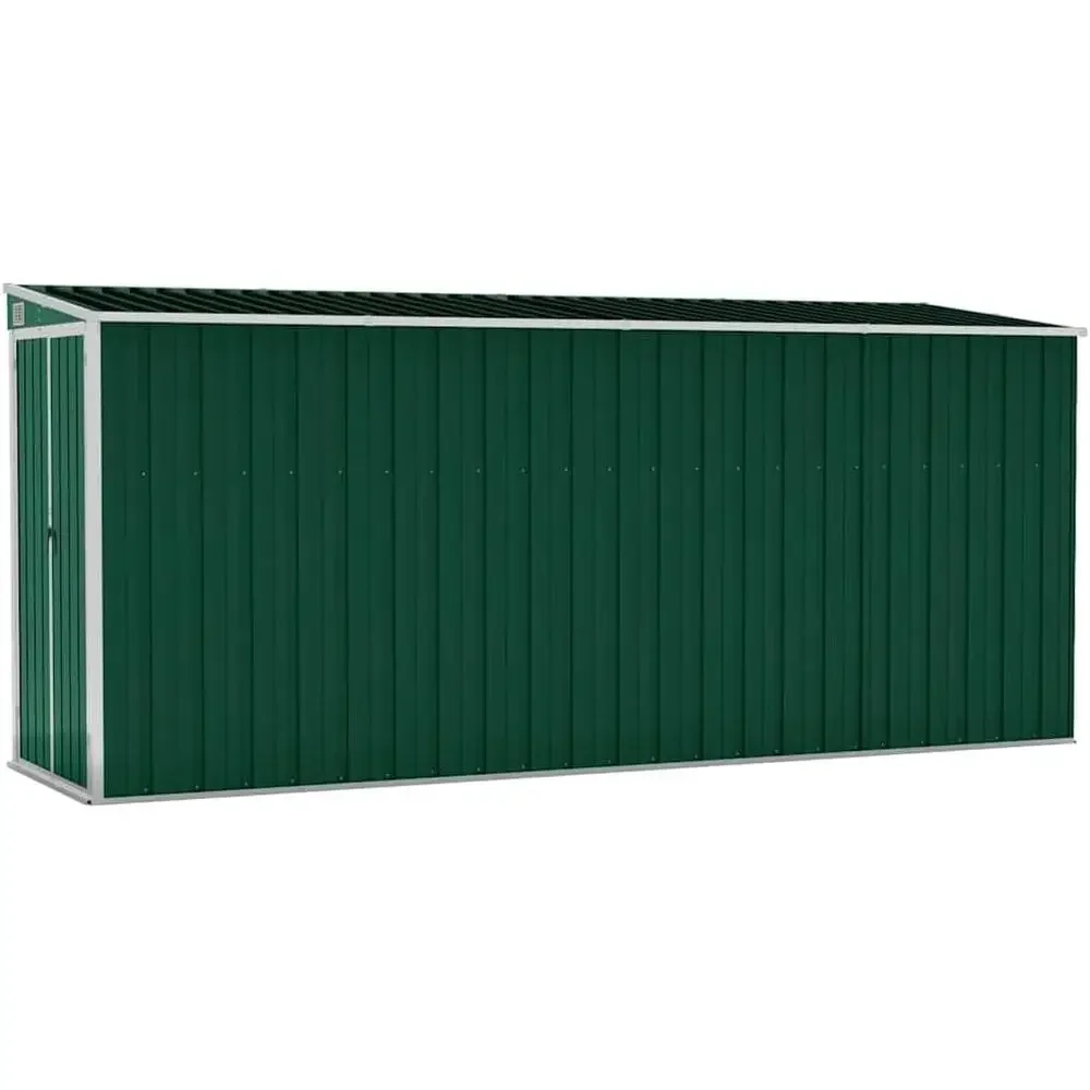 Green Galvanized Steel Wall-Mounted Garden Shed with Lockable Double Doors for Outdoor Storage
Green Galvanized Steel Wall-Mounted Garden Shed with Lockable Double Doors for Outdoor Storage