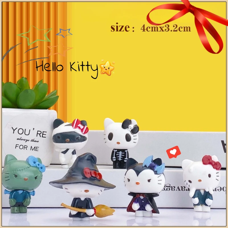 6 шт. аниме Sanrio Хэллоуин мини Hello Kitty серия кукла модель настольный автомобиль DIY украшения женские аксессуары подарок на Хэллоуин
6 шт. аниме Sanrio Хэллоуин мини Hello Kitty серия кукла модель настольный автомобиль DIY украшения женские аксессуары подарок на Хэллоуин