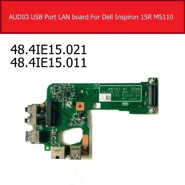 Плата порта питания для Dell Inspiron 15R M5110 AUDIO USB-порт LAN-плата Ethernet USB 3,0 Jack Board 48.4IE15.021 48.4IE15.011
Плата порта питания для Dell Inspiron 15R M5110 AUDIO USB-порт LAN-плата Ethernet USB 3,0 Jack Board 48.4IE15.021 48.4IE15.011