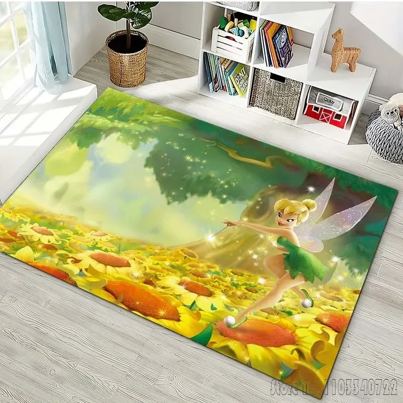 Cartoon Tinker Bell Pattern Carpets for Living Room Bedroom Floor Mat Decor Anti-slip Rugs Kid's Room Pink Room Decor
Cartoon Tinker Bell Pattern Carpets for Living Room Bedroom Floor Mat Decor Anti-slip Rugs Kid's Room Pink Room Decor