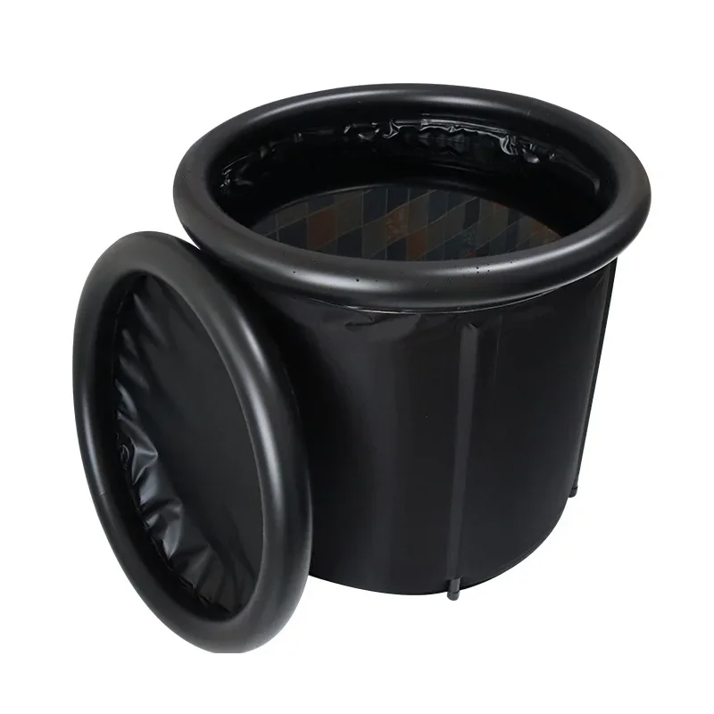 Inflatable PVC Bath Bucket for Adult, Household Folding Bucket, SPA Ice Bath Ice Therapy, Double Layer Lid, Black
Inflatable PVC Bath Bucket for Adult, Household Folding Bucket, SPA Ice Bath Ice Therapy, Double Layer Lid, Black