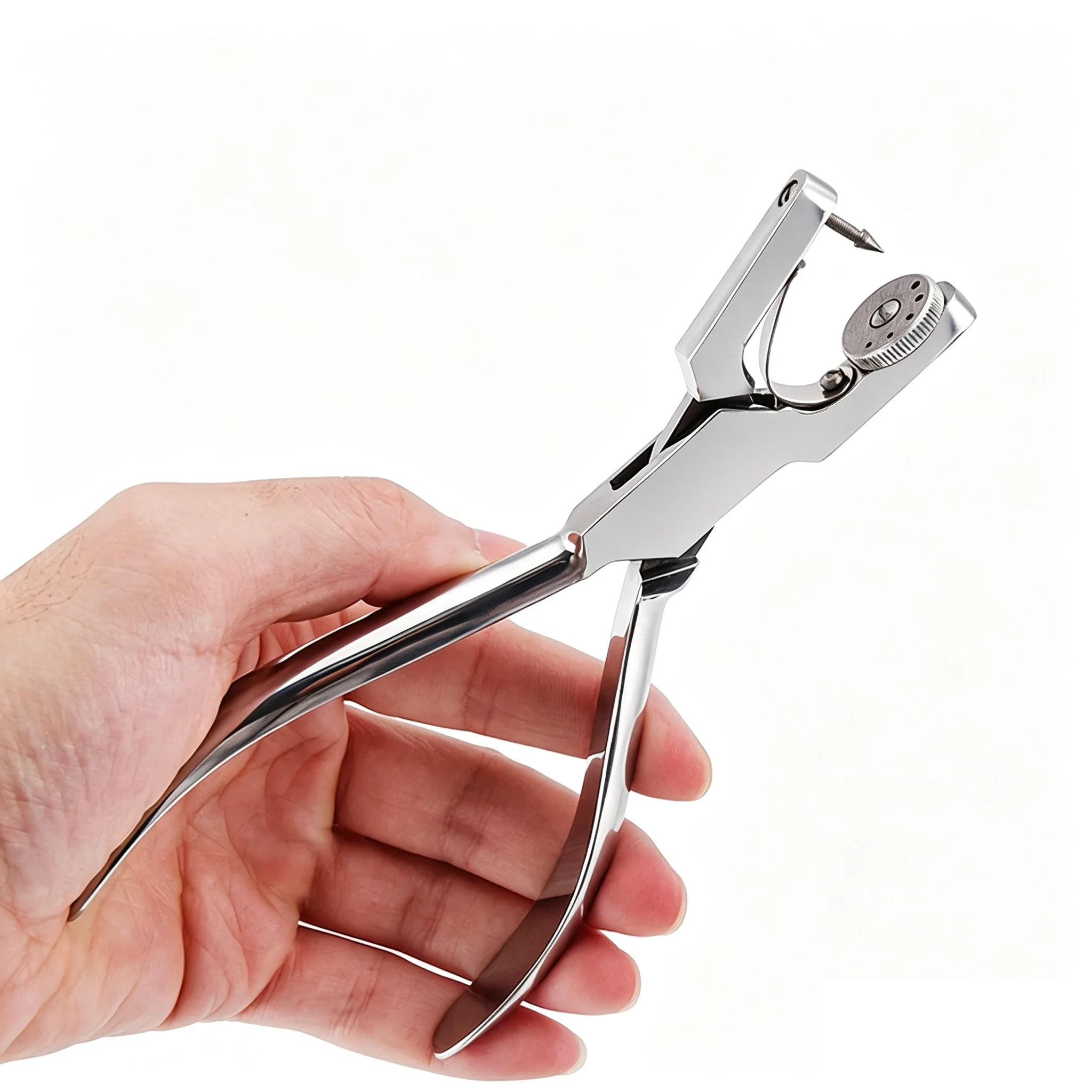 Dental Rubber Dam Punch Pliers Stainless Steel Perforator Hole Punch Forceps Dentist Orthodontic Clinic
Dental Rubber Dam Punch Pliers Stainless Steel Perforator Hole Punch Forceps Dentist Orthodontic Clinic