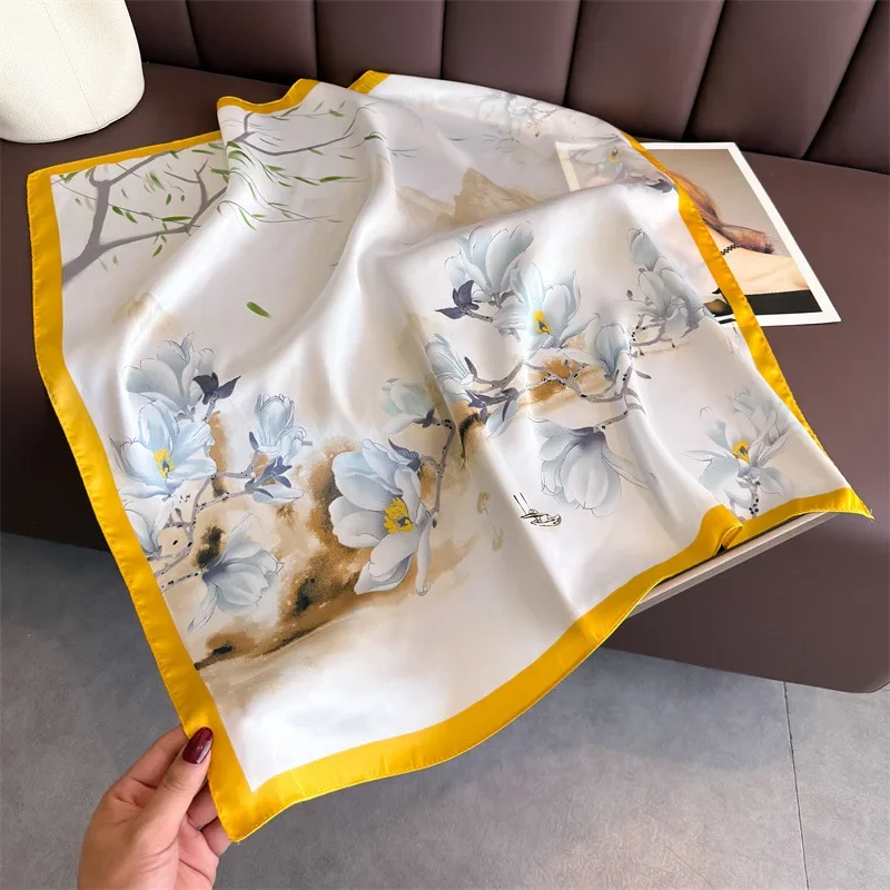 Шарф женский шелковый шарф квадратная бандана хиджаб накидка цветок дизайнер шейный платок шаль платок повязка для волос платок роскошный
Шарф женский шелковый шарф квадратная бандана хиджаб накидка цветок дизайнер шейный платок шаль платок повязка для волос платок роскошный