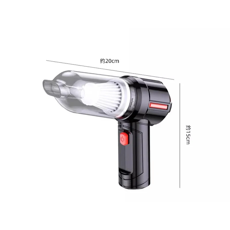 Car mounted vacuum cleaner, wireless charging large suction handheld small powerful blow and suction all-in-one machine
Car mounted vacuum cleaner, wireless charging large suction handheld small powerful blow and suction all-in-one machine