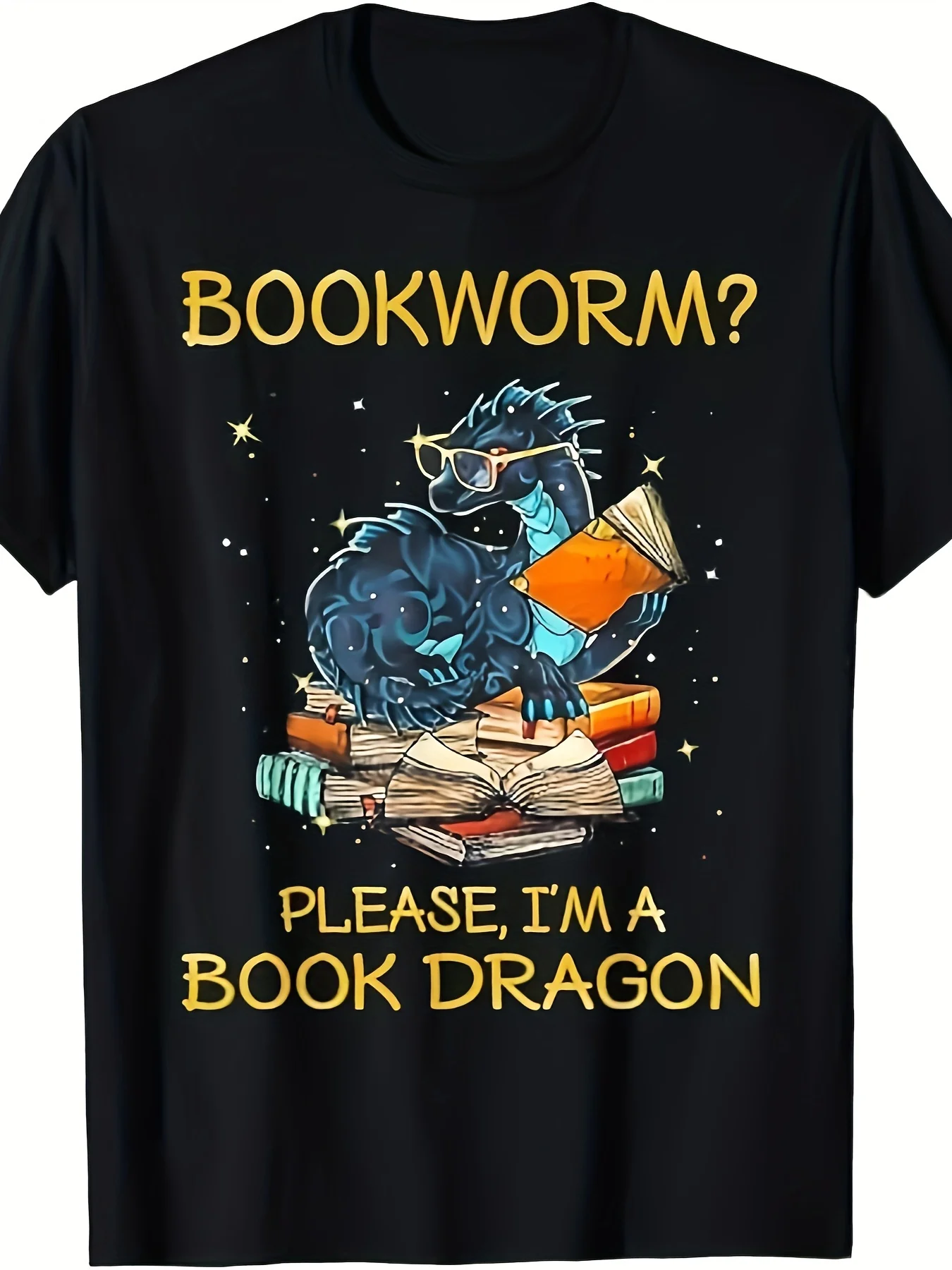 Bookworm Please I'm A Book Dragon T-Shirt Fashion Tshirt Round Neck Short Sleeve
Bookworm Please I'm A Book Dragon T-Shirt Fashion Tshirt Round Neck Short Sleeve