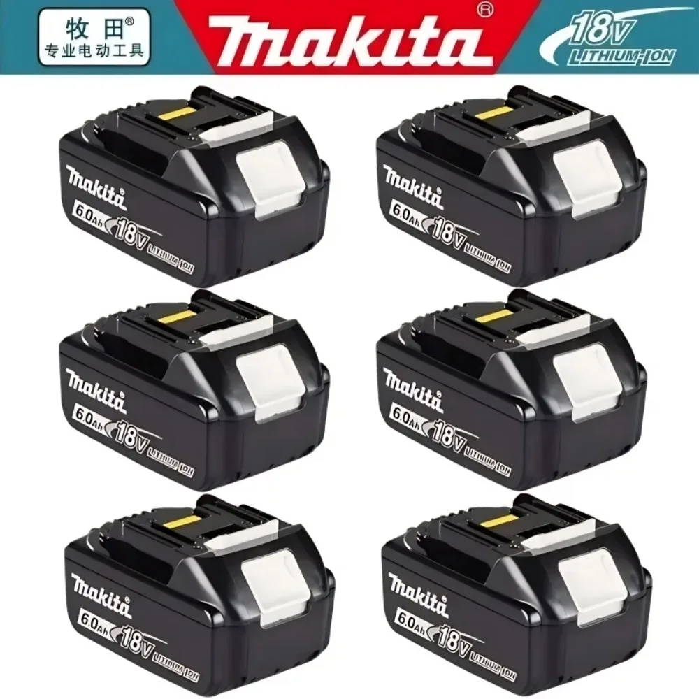 100% Original Makita 6Ah for Makita 18V Battery BL1840 BL1830B BL1850B BL1850 BL1860 BL1815 Replacement Lithium Battery
100% Original Makita 6Ah for Makita 18V Battery BL1840 BL1830B BL1850B BL1850 BL1860 BL1815 Replacement Lithium Battery