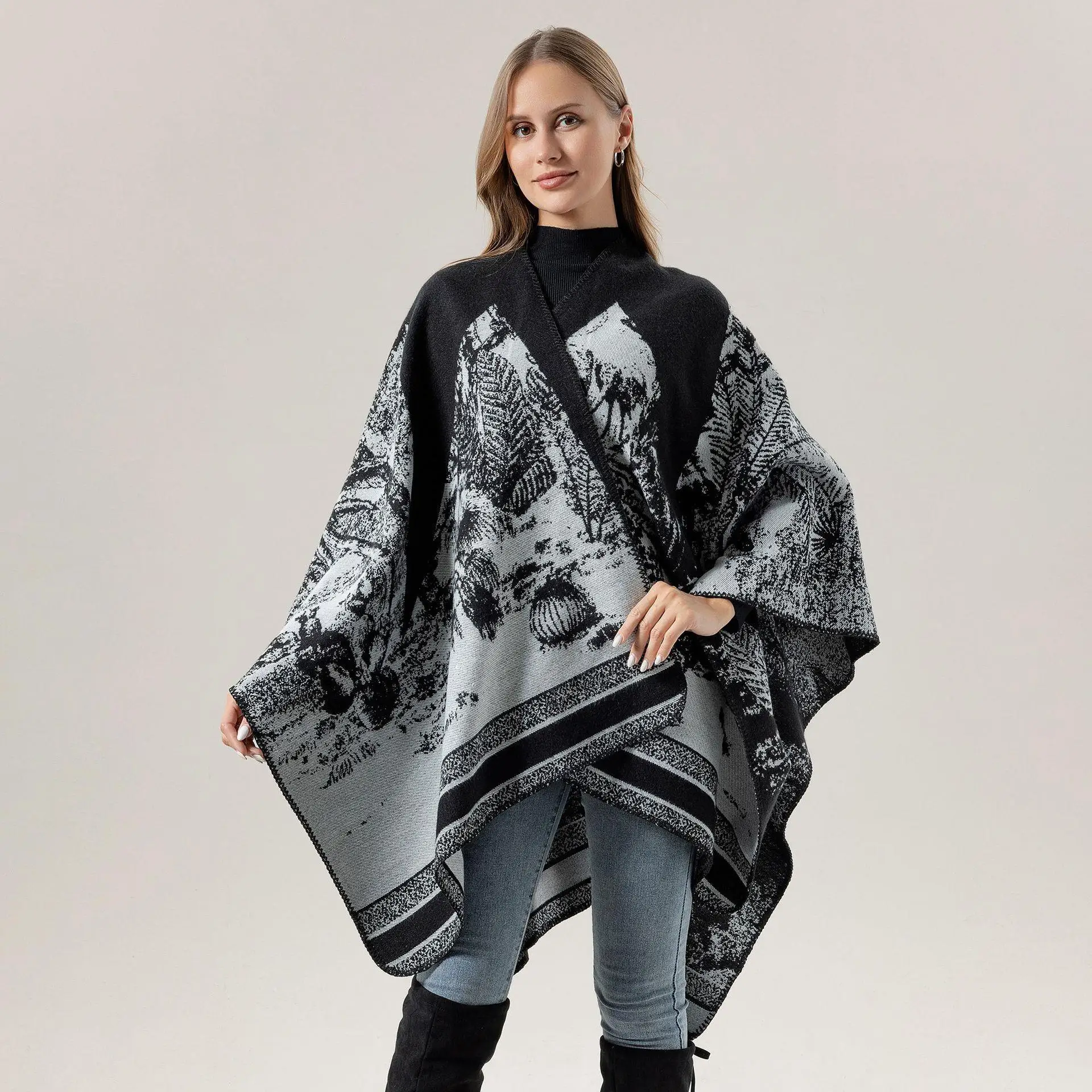 Warm Imitation Cashmere Shawl Large Cloak Scarf for Spring Summer Casual Sports Decorative Other Fabrics Jungle Rice Brand
Warm Imitation Cashmere Shawl Large Cloak Scarf for Spring Summer Casual Sports Decorative Other Fabrics Jungle Rice Brand