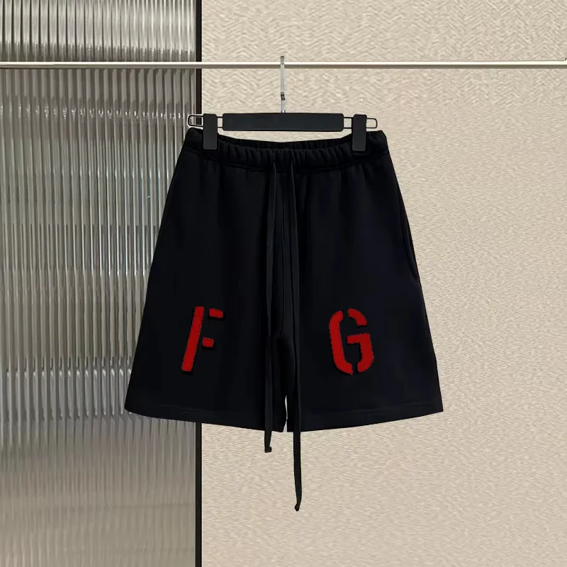 Summer Men's Shorts Fashion FG Letter Letter Print Pattern Printed Five-point Pants Women's OW Couple Beach Sweatpants Moto
Summer Men's Shorts Fashion FG Letter Letter Print Pattern Printed Five-point Pants Women's OW Couple Beach Sweatpants Moto