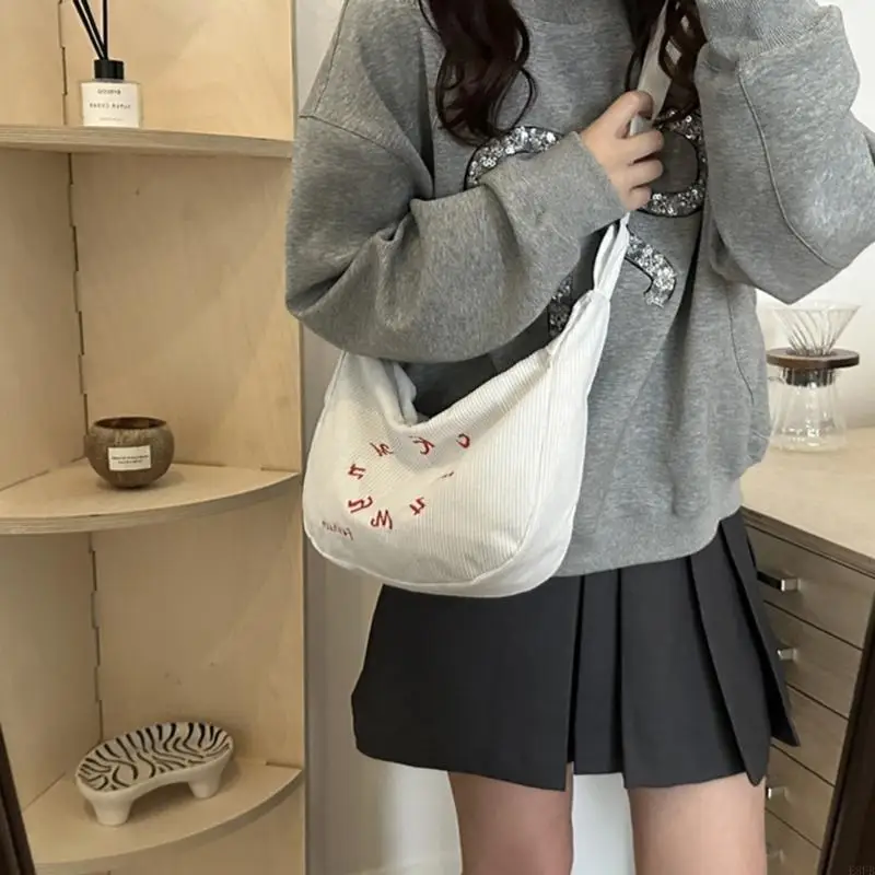 Lightweight Corduroy Shoulder Bag With Adjustable Strap Crossbody Purse Casual Satchel For Traveler And Students
Lightweight Corduroy Shoulder Bag With Adjustable Strap Crossbody Purse Casual Satchel For Traveler And Students