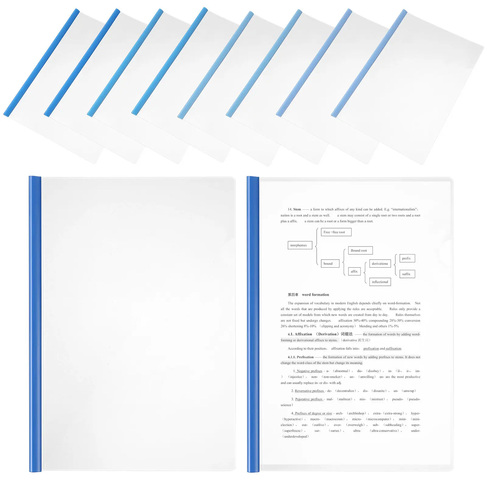 10Pcs Slide Binder Folder Transparent Plastic Resume Portfolio Organizer A4 Size Office School Document Storage
10Pcs Slide Binder Folder Transparent Plastic Resume Portfolio Organizer A4 Size Office School Document Storage