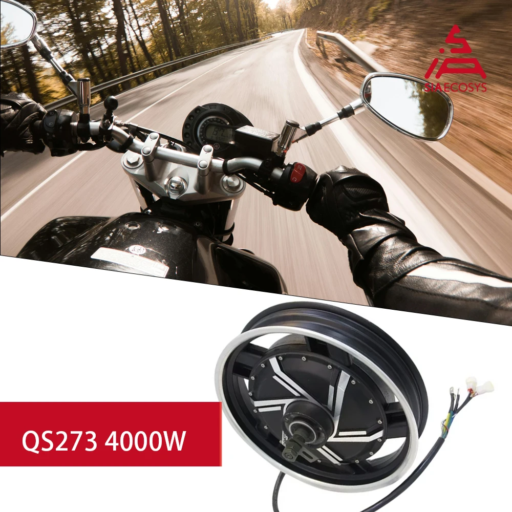 QSMotor 17x3.5 Inch 4000W V3 BLDC In-wheel Hub Motor for Electric Scooter And E-Motorcycle High Performance
QSMotor 17x3.5 Inch 4000W V3 BLDC In-wheel Hub Motor for Electric Scooter And E-Motorcycle High Performance