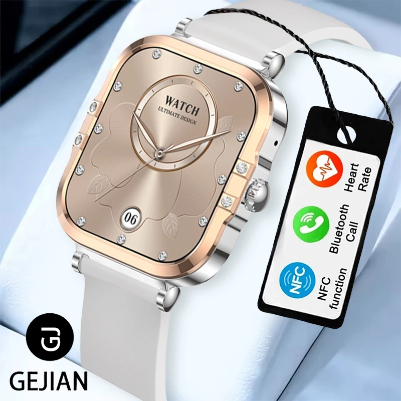 GEJIAN New Women's Smart 5.3 Bluetooth Connected Watch 1.75-inch LED HD Screen 390 * 450 HD Resolution 260mAh Smart Watch
GEJIAN New Women's Smart 5.3 Bluetooth Connected Watch 1.75-inch LED HD Screen 390 * 450 HD Resolution 260mAh Smart Watch