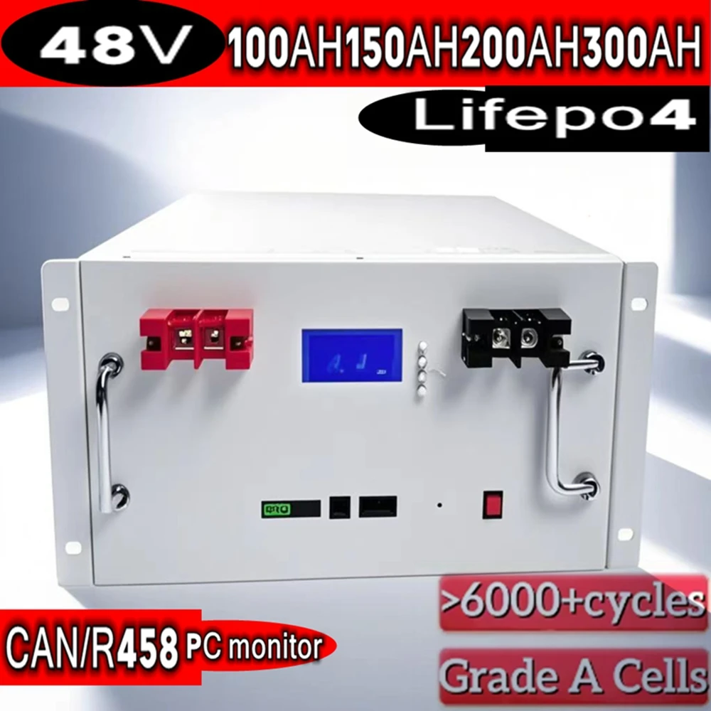 48V 300Ah 100AH 150Ah 200Ah lifepo4 lithium batterry bluetooth wall mounted with charger for solar system inverter
48V 300Ah 100AH 150Ah 200Ah lifepo4 lithium batterry bluetooth wall mounted with charger for solar system inverter