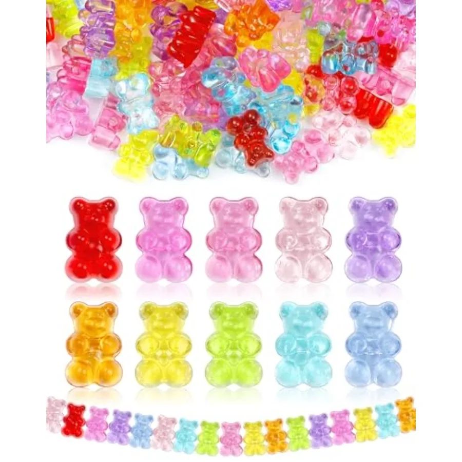 Quality Assurance 200pcs Clear Acrylic Bear Beads, Mixed Color Gummy Bear Beads for Bracelet, Necklace, and DIY Crafts, Cute Be
Quality Assurance 200pcs Clear Acrylic Bear Beads, Mixed Color Gummy Bear Beads for Bracelet, Necklace, and DIY Crafts, Cute Be