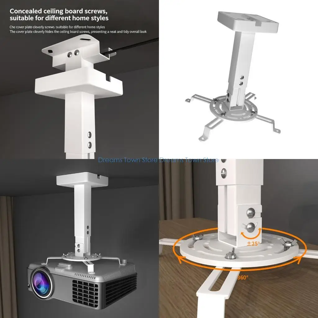 HX6A MultiAngle Adjustable Projector Ceiling Mount For Home Theater Projector
HX6A MultiAngle Adjustable Projector Ceiling Mount For Home Theater Projector