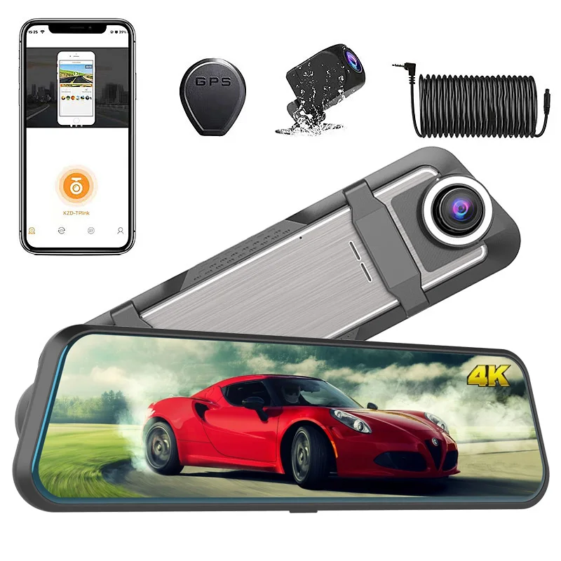 10 Inch 4K Auto Dashcam Touchscreen Achteruitkijkspiegel Draadloze Wifi Auto Streaming Media Auto Video Opname Wifi Dvr
10 Inch 4K Auto Dashcam Touchscreen Achteruitkijkspiegel Draadloze Wifi Auto Streaming Media Auto Video Opname Wifi Dvr