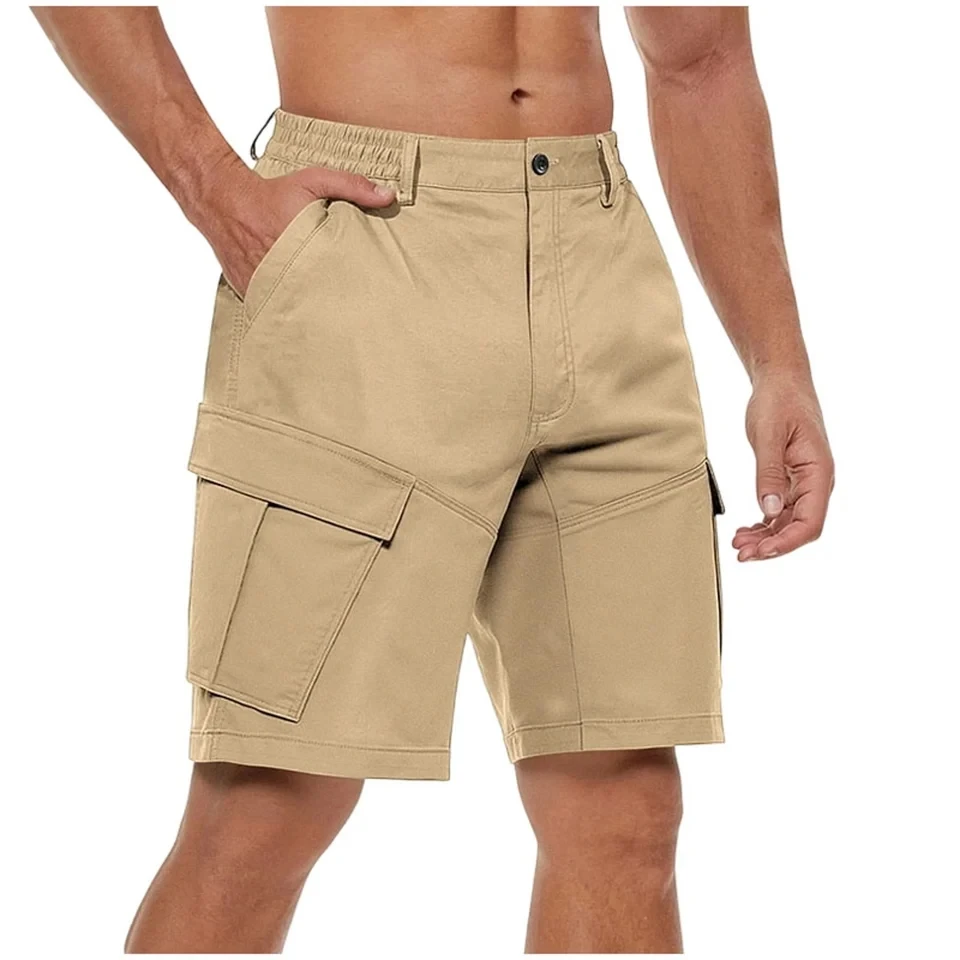 2026 New Men's Cargo Shorts Summer Elastic Waist Multi Pockets Short Pants Outdoor Jogging Fitness Casual Drawstring Shorts
2026 New Men's Cargo Shorts Summer Elastic Waist Multi Pockets Short Pants Outdoor Jogging Fitness Casual Drawstring Shorts