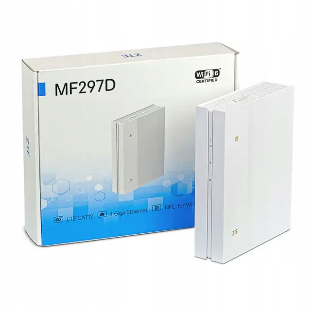 Unlocked ZTE MF297D LTE Cat12/13 WIFI6 4G Router 4G FDD TDD 600Mbps 4G BAND 1/3/5/7/8/20/28/38
Unlocked ZTE MF297D LTE Cat12/13 WIFI6 4G Router 4G FDD TDD 600Mbps 4G BAND 1/3/5/7/8/20/28/38