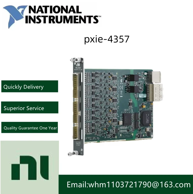 NI PXIe-4357 (PXI Temperature Input Module) 20-channel 24-bit data acquisition card
NI PXIe-4357 (PXI Temperature Input Module) 20-channel 24-bit data acquisition card
