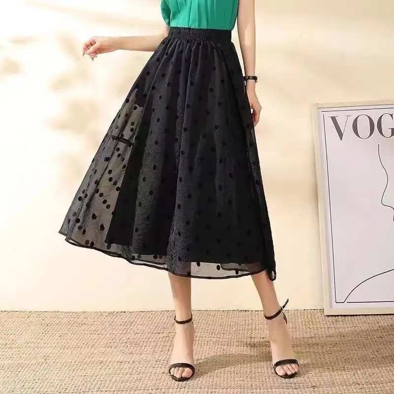Women's Clothing 2026 Summer Fashion Polka Dot Print High Waist Long Skirts Office Lady Elegant Commuting Slim Party Maxi Skirt
Women's Clothing 2026 Summer Fashion Polka Dot Print High Waist Long Skirts Office Lady Elegant Commuting Slim Party Maxi Skirt