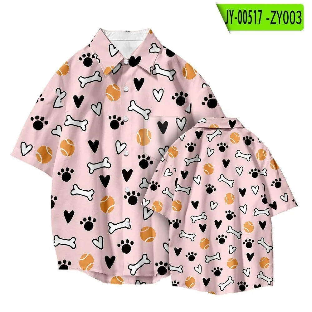 Japanese Cute Cartoon Cat Printed Short Sleeve Shirts Hawaiian Funny Beach Cuban Shirt Men Women Couples Large Size Loose Casual
Japanese Cute Cartoon Cat Printed Short Sleeve Shirts Hawaiian Funny Beach Cuban Shirt Men Women Couples Large Size Loose Casual