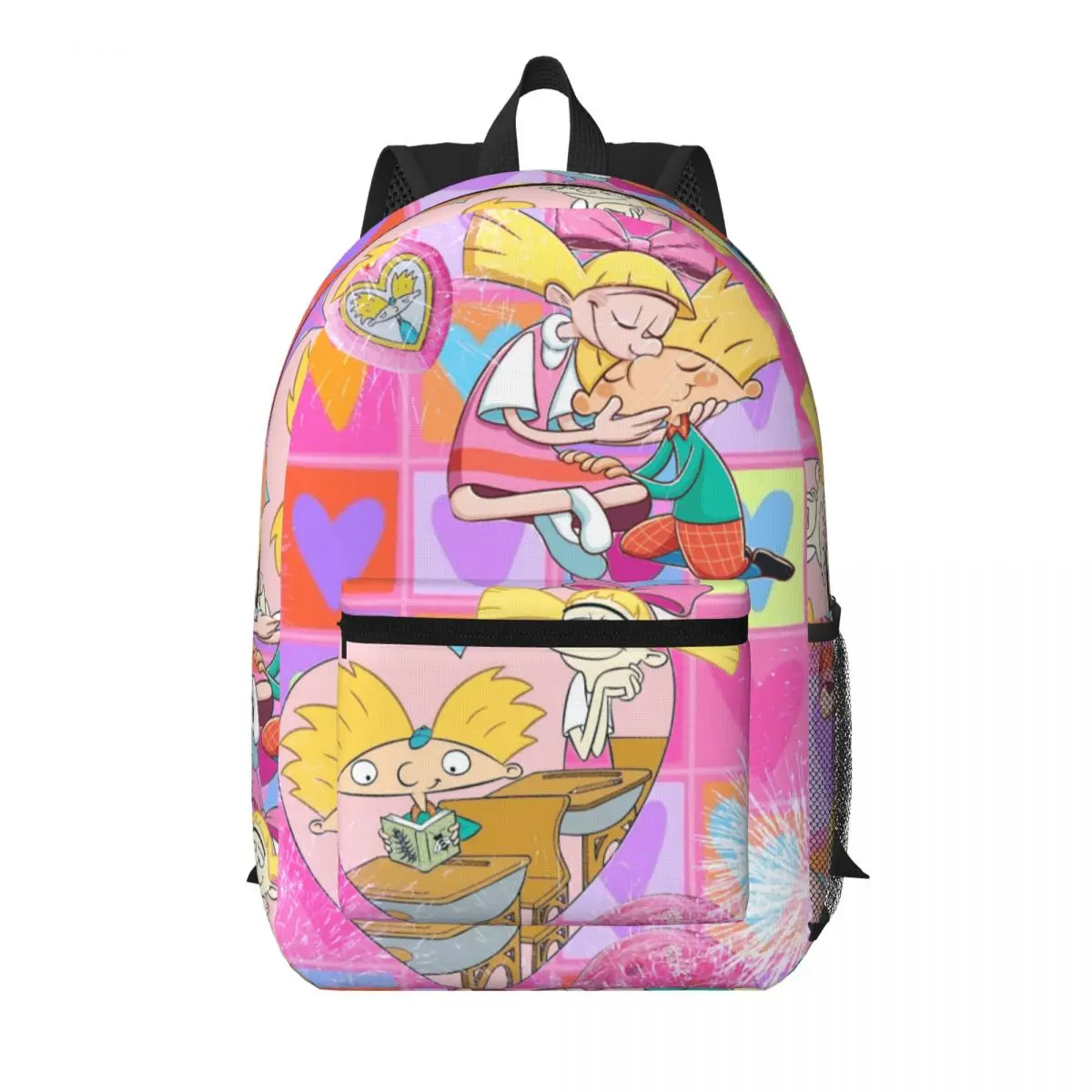 Hey Arnold Helga Pataki Cartoon Student Backpack School Bag Hiking Travel Daypack for Men Women Bookbag Shoulder Bags
Hey Arnold Helga Pataki Cartoon Student Backpack School Bag Hiking Travel Daypack for Men Women Bookbag Shoulder Bags