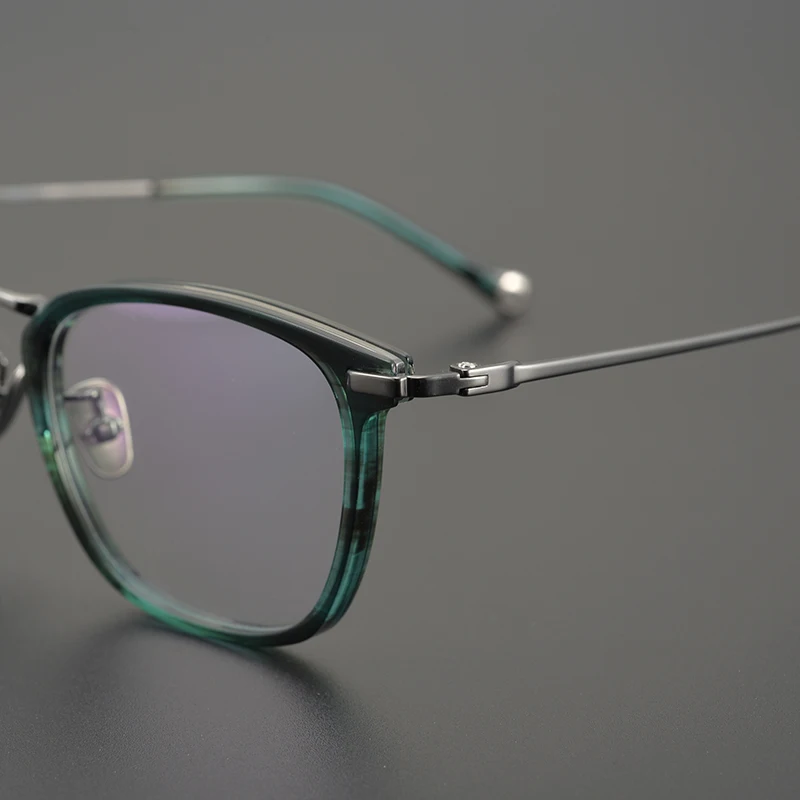 2025 new light luxury green stripe color, handmade plate medium gold box literary and artistic fan, youth myopia glasses
2025 new light luxury green stripe color, handmade plate medium gold box literary and artistic fan, youth myopia glasses