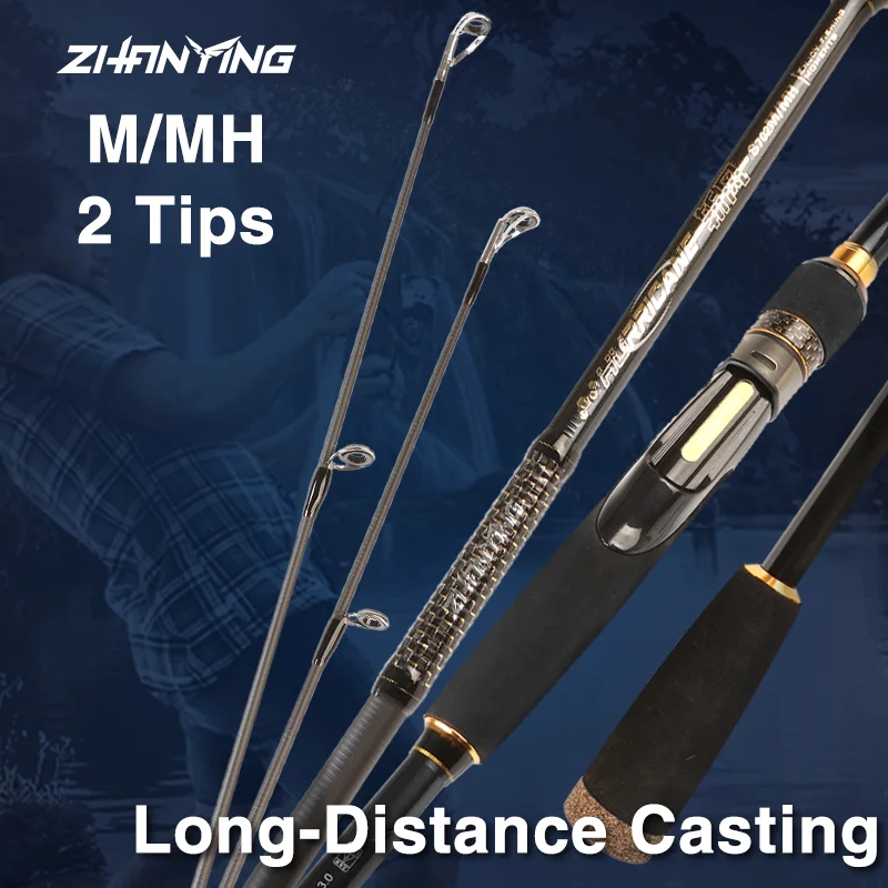 ZHANYING All-Round Long Cast Spinning Lure Rod | M/MH/H 2 Tips Ultralight Design for Pike Perch Carp & Bass Fishing
ZHANYING All-Round Long Cast Spinning Lure Rod | M/MH/H 2 Tips Ultralight Design for Pike Perch Carp & Bass Fishing