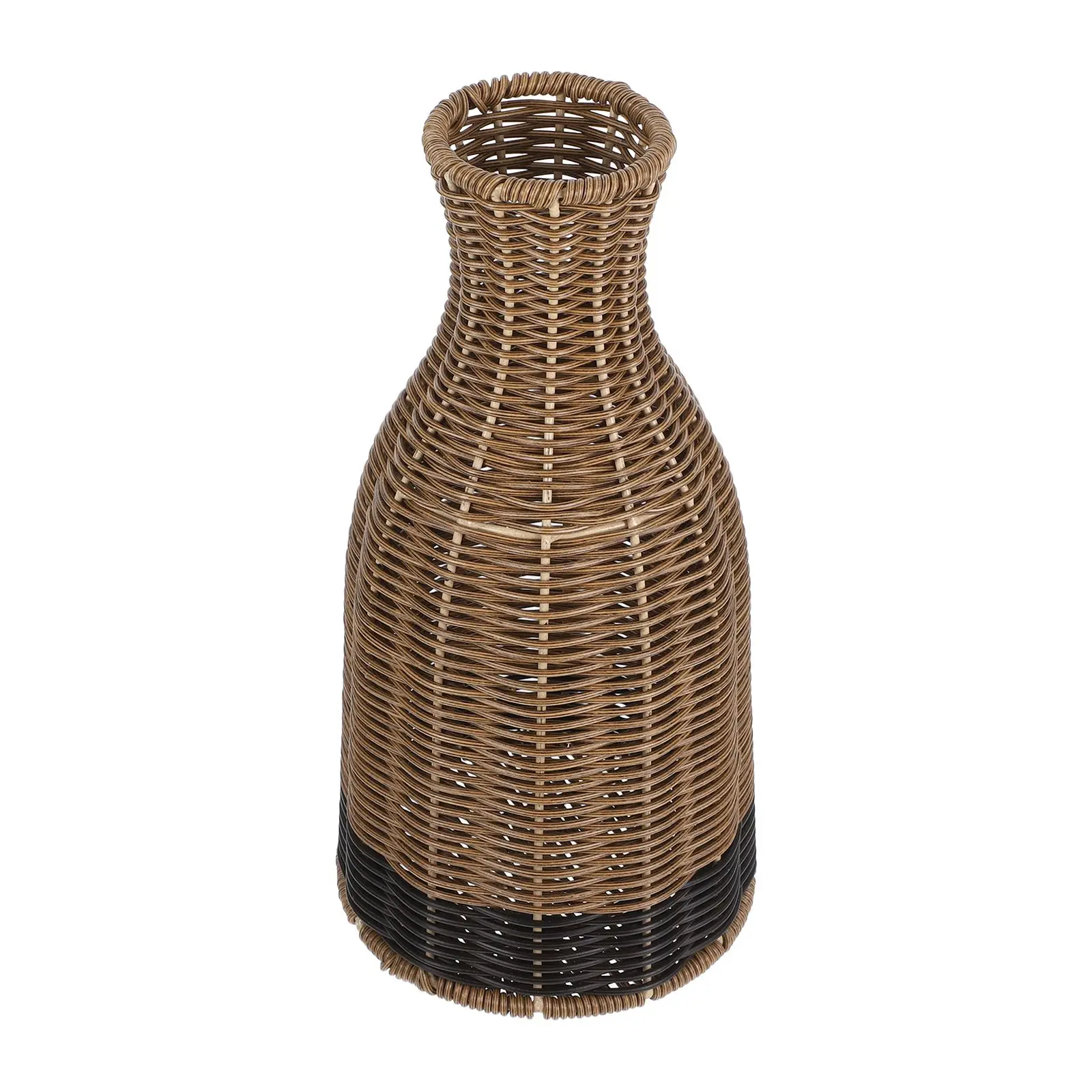 Woven Vase Rustic Basket Style Plastic Rattan Container Living Room Decor Dried Flowers Display Natural Flower Basket Simple
Woven Vase Rustic Basket Style Plastic Rattan Container Living Room Decor Dried Flowers Display Natural Flower Basket Simple