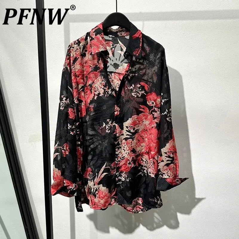 PFNW 2024 Summer New Breathable Fashion Printing Shirts Turn-down Collar Long Sleeve Single Breasted Loose Men's Blouse 21F3576
PFNW 2024 Summer New Breathable Fashion Printing Shirts Turn-down Collar Long Sleeve Single Breasted Loose Men's Blouse 21F3576