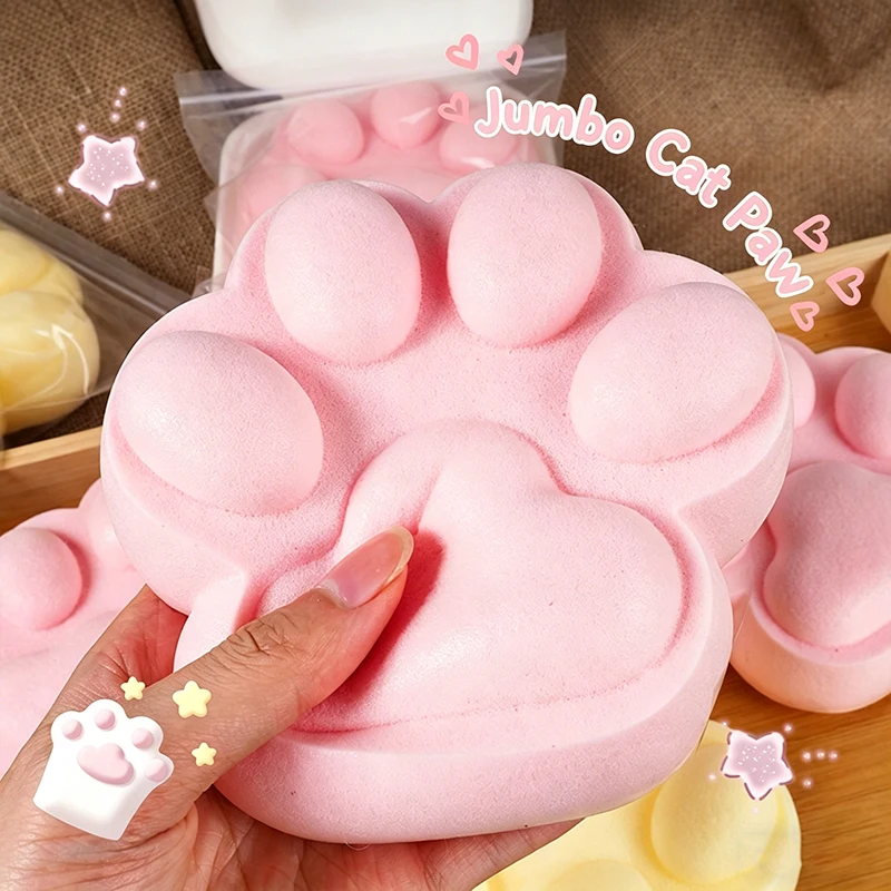 Jumbo Cat Paw Squishy Slow Rebound Squeeze Anti-stress Toys Soft Fidget Toy Squish Taba Vent Stress Ball Party Favor Gift
Jumbo Cat Paw Squishy Slow Rebound Squeeze Anti-stress Toys Soft Fidget Toy Squish Taba Vent Stress Ball Party Favor Gift