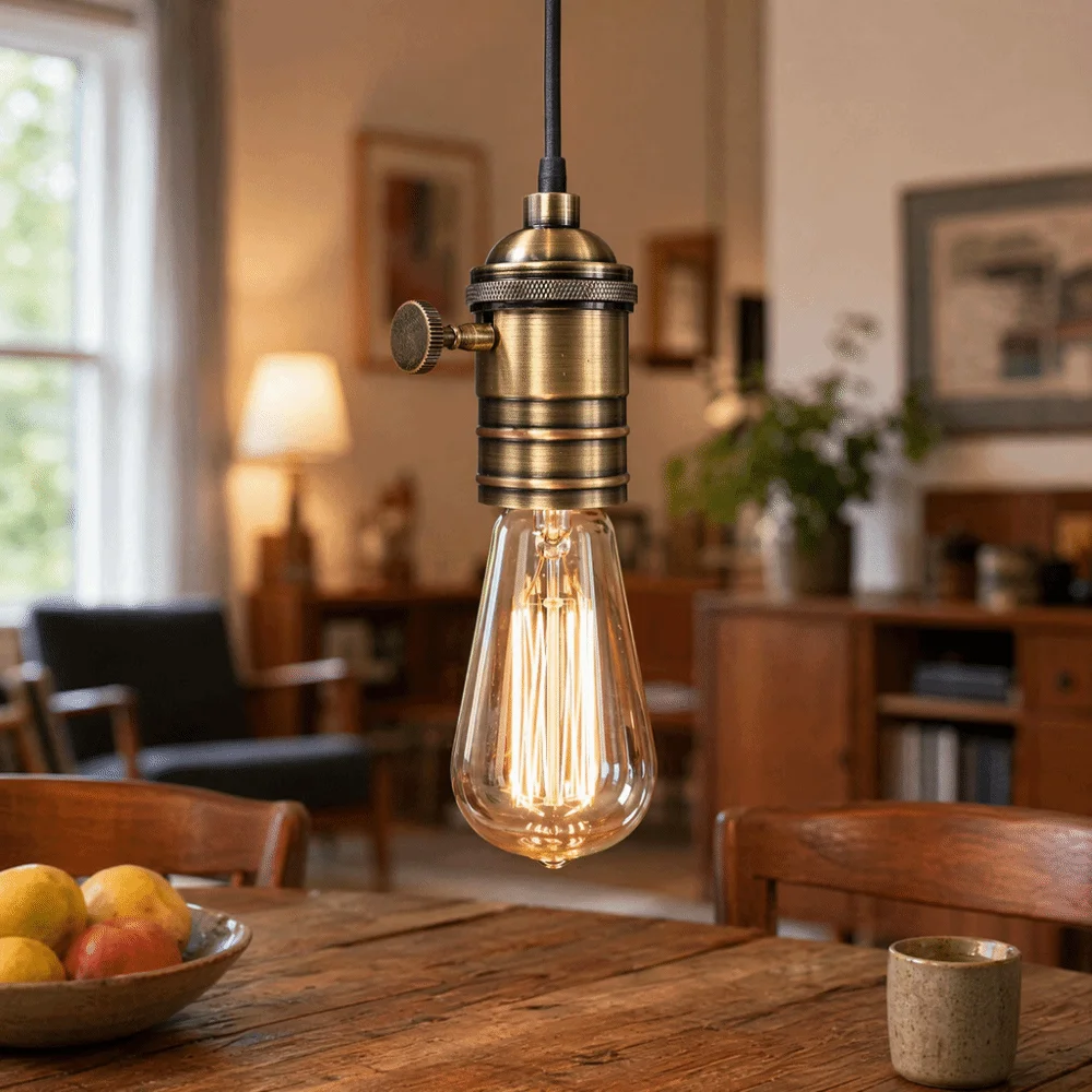 Easy E26 Vintage Lamp Socket aluminum shell 2A Bulb Holder Edison Lamp Parts Industrial Lighting
Easy E26 Vintage Lamp Socket aluminum shell 2A Bulb Holder Edison Lamp Parts Industrial Lighting