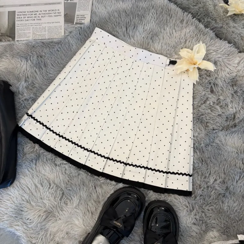 Pleated Skirts Women's Clothes Chic Japanese Jupe 2026 Faldas Mujer De Moda Vintage Polka Dot Cute Saia Sweet Summer Mini Skirt
Pleated Skirts Women's Clothes Chic Japanese Jupe 2026 Faldas Mujer De Moda Vintage Polka Dot Cute Saia Sweet Summer Mini Skirt
