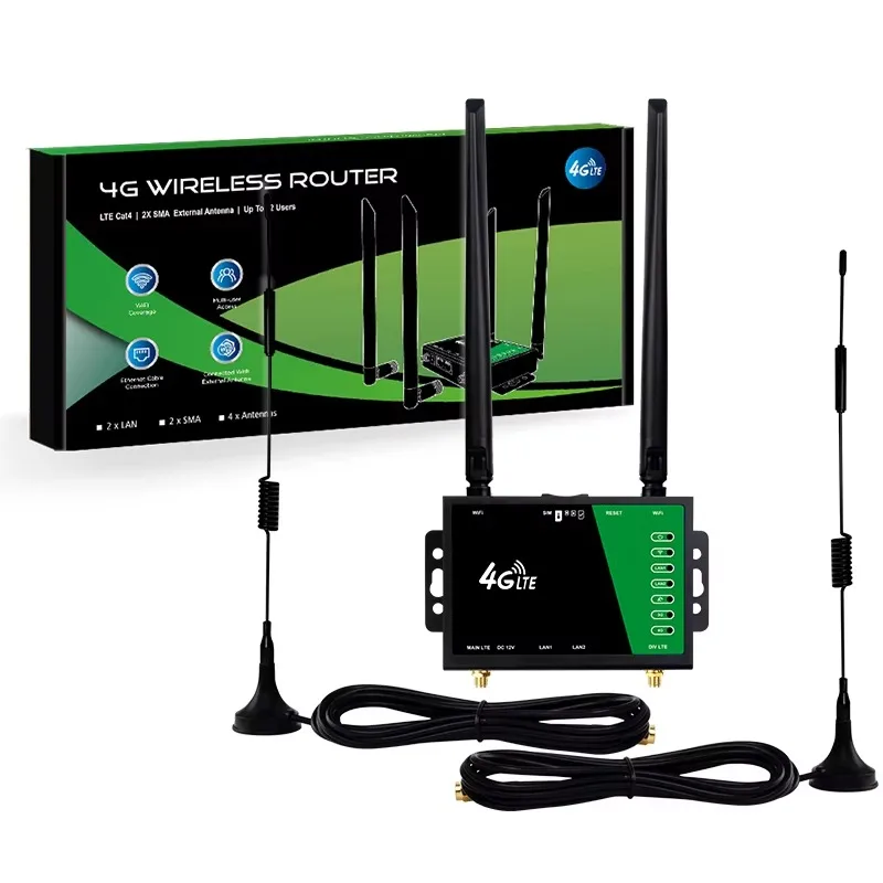 Factory Wholesale 4G Router with Sim Card Outdoor Antenna 4G Wireless Wifi Router Wi Fi Portable Router Network
Factory Wholesale 4G Router with Sim Card Outdoor Antenna 4G Wireless Wifi Router Wi Fi Portable Router Network